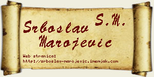 Srboslav Marojević vizit kartica